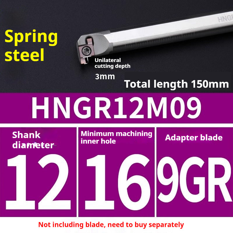 1008-CNC Bore Deep Grooving Inserts Small Hole Grooving Comma Inserts Insert Bar MB-05GR/07GR/09GR Rounded Corner Shandong Denso Pricision Tools Co.,Ltd.